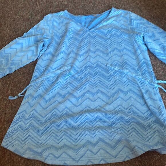 Merrell large blue blouse - Picture 1 of 7